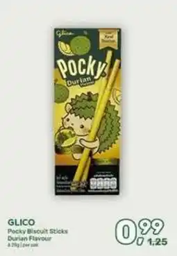 Amazing Oriëntal Glico Pocky Biscuit Sticks Durian Flavour aanbieding