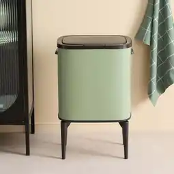 Wehkamp NOUS Living prullenbak op pootjes (35L) - mat groen aanbieding