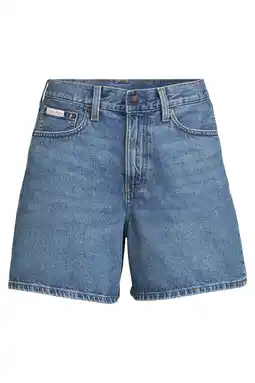 Wehkamp CALVIN KLEIN JEANS highwaist short medium blue denim aanbieding