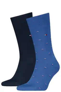 Wehkamp Tommy Hilfiger sokken - blauw (set van 2) aanbieding