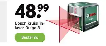 GAMMA Bosch Kruislijn-laser Quigo 3 aanbieding