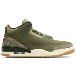 Foot Locker Jordan AJ3 Sneakers Heren - Olijf - Maat 42 - Leer aanbieding