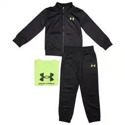 Foot Locker Under Armour Brawler 3pc Trainingspakken Peuter - Groen - Maat 104 - 110 CM - Poly Tricot aanbieding