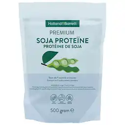 Holland & Barrett 1+1 gratis | Holland & Barrett Premium Soja Proteïne - 500g aanbieding