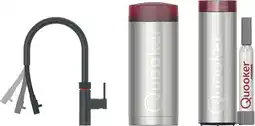 Coolblue Quooker COMBI+ & Quooker Flex Round Zwart & Quooker CUBE aanbieding