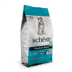 Zooplus 12 kg Schesir Dog Dry Medium/Large Maintenance Fish Droog Hondenvoer aanbieding