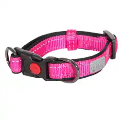 Zooplus Rukka Halsband Solid, fuchsia Gr.L 45-70 cm Hond aanbieding
