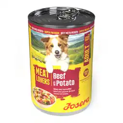 Zooplus Josera Meatlovers Menu 6 x 400 g - Rund & Aardappel (nieuw Design) aanbieding