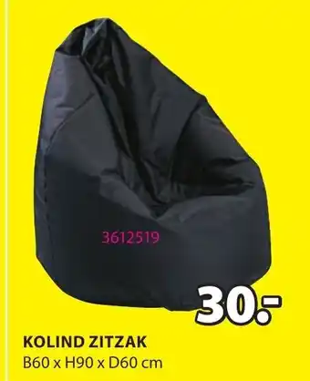 Jysk Kolind zitzak aanbieding