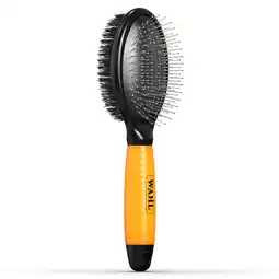 Zooplus Moser Dubbelzijdige Vachtverzorgingsborstel - oranje, L 27,8 x B 6,1 x 7 cm aanbieding