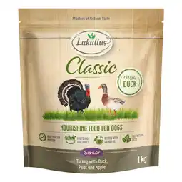 Zooplus 5 x 1 kg Lukullus Classic Senior Kalkoen & Eend Graanvrij Honden Droogvoer aanbieding