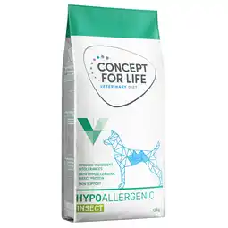 Zooplus Concept for Life Veterinary Diet Hypoallergenic Insect hondenvoer - Nieuw Receptuur: 12 kg aanbieding