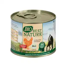 Zooplus Voordeelpakket: 12 x 200 g Best Nature Cats Bio Kip en Courgette nat kattenvoer aanbieding