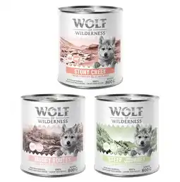 Zooplus Wolf of Wilderness Junior “Expedition” 6 x 800 g - Mixpakket aanbieding