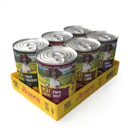 Zooplus Josera Meatlovers Pure 6 x 400 g - Mix (4 Soorten, nieuw Design) aanbieding