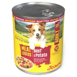 Zooplus Josera Meatlovers Menu 6 x 800 g - Rund & Aardappel (nieuw Design) aanbieding