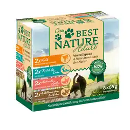 Zooplus Voordeelpakket: 16 x 85 g Best Nature Cats Multipack Pouches Mix van 4 nat kattenvoer aanbieding