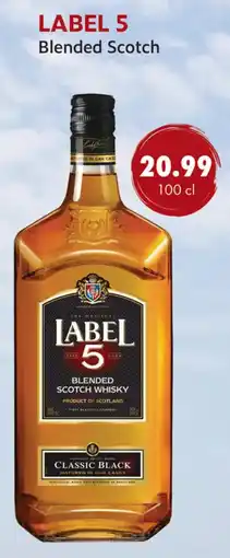 uw topSlijter Label 5 Blended Scotch aanbieding