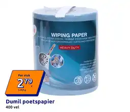 Action Dumil poetspapier aanbieding