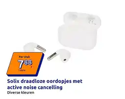 Action Solix draadloze oordopjes met active noise cancelling aanbieding