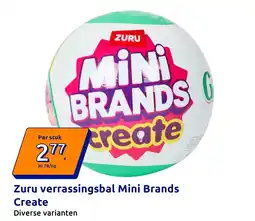 Action Zuru verrassingsbal Mini Brands Create aanbieding