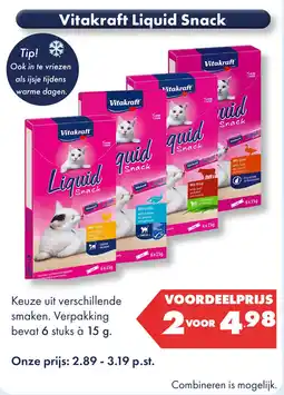 Huisdier Voordeelshop Vitakraft Liquid Snack aanbieding