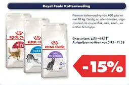 Huisdier Voordeelshop Royal Canin Kattenvoeding aanbieding