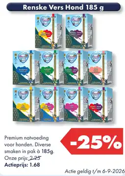 Huisdier Voordeelshop Renske Vers Hond aanbieding