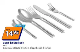 Action Luxe bestekset aanbieding