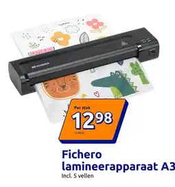 Action Fichero lamineerapparaat A3 aanbieding