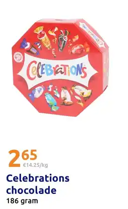 Action Celebrations chocolade aanbieding