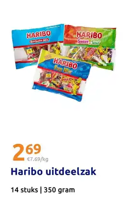 Action Haribo uitdeelzak aanbieding
