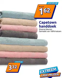 Action Capetown handdoek aanbieding