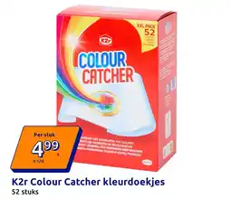 Action K2r Colour Catcher kleurdoekjes aanbieding