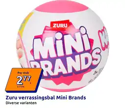Action Zuru verrassingsbal Mini Brands aanbieding