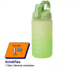 Action Drinkfles aanbieding