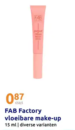 Action FAB Factory vloeibare make-up aanbieding