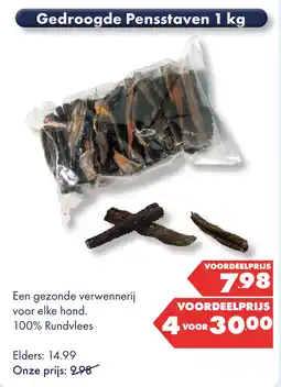 Huisdier Voordeelshop Gedroogde Pensstaven aanbieding