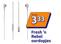 Action Fresh 'n Rebel oordopjes aanbieding