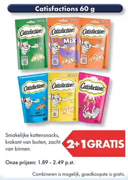 Huisdier Voordeelshop Catisfactions 60 g aanbieding