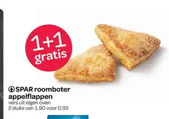 Spar Spar Roomboter Appelflappen 1+1 Gratis aanbieding