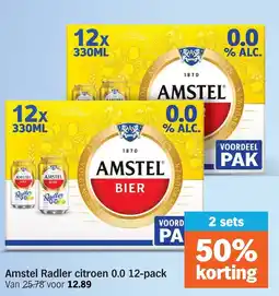 Albert Heijn Amstel Radler citroen 0.0 aanbieding
