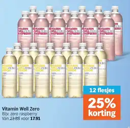 Albert Heijn Vitamin Well Zero aanbieding