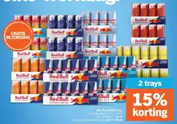 Albert Heijn Alle Red Bull trays aanbieding