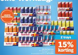Albert Heijn Alle Red Bull trays aanbieding