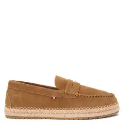 Wehkamp Tommy Hilfiger suède espadrilles cognac aanbieding