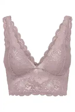 Wehkamp ONLY voorgevormde bralette ONLCHLOE mauve aanbieding