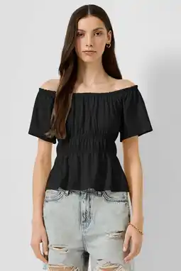 Wehkamp QS top zwart aanbieding