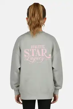 Wehkamp Cars sweater met backprint grijs melange aanbieding