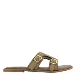 Wehkamp Graceland slippers kaki aanbieding